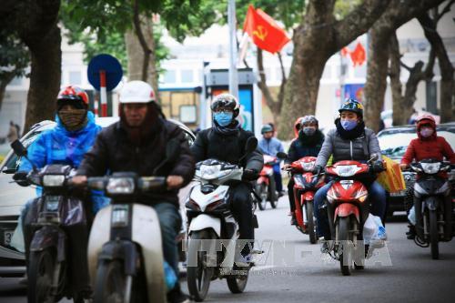 Gió Đông ẩm gây mưa phùn cho Bắc Bộ